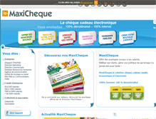 Tablet Screenshot of maxichequepro.com